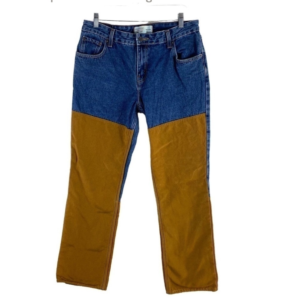 Levis Signature Field Gear Panel Heavy Duty Mid Rise Straight Leg Jeans SZ 12